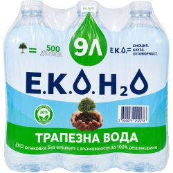 EKO H20 трапезна вода, 6 бр. х 1.5 л (9 л)