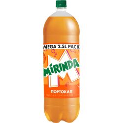 Mirinda газирана напитка с вкус на портокал (2.5 л)
