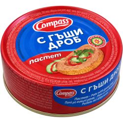 Компас пастет с гъши дроб (180 г)