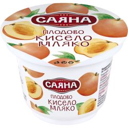 Саяна млечнокисел десерт с вкус на праскова (200 г)