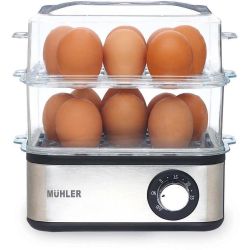 Muhler уред за варене на яйца и готвене на пара ME-516, 1 бр. (1 бр.)