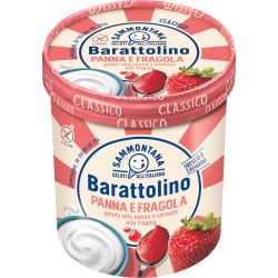 Sammontana Barattolino Classico Panna e Fragola (500 г)