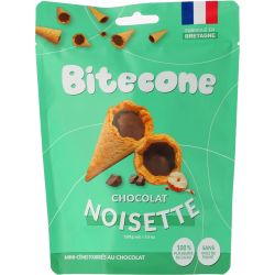 Bitecone валфена фунийка с млечен шоколад и лешник (100 г)