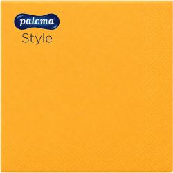 Paloma Style трипластови салфетки портокал, 33 см х 33 см (20 бр.)