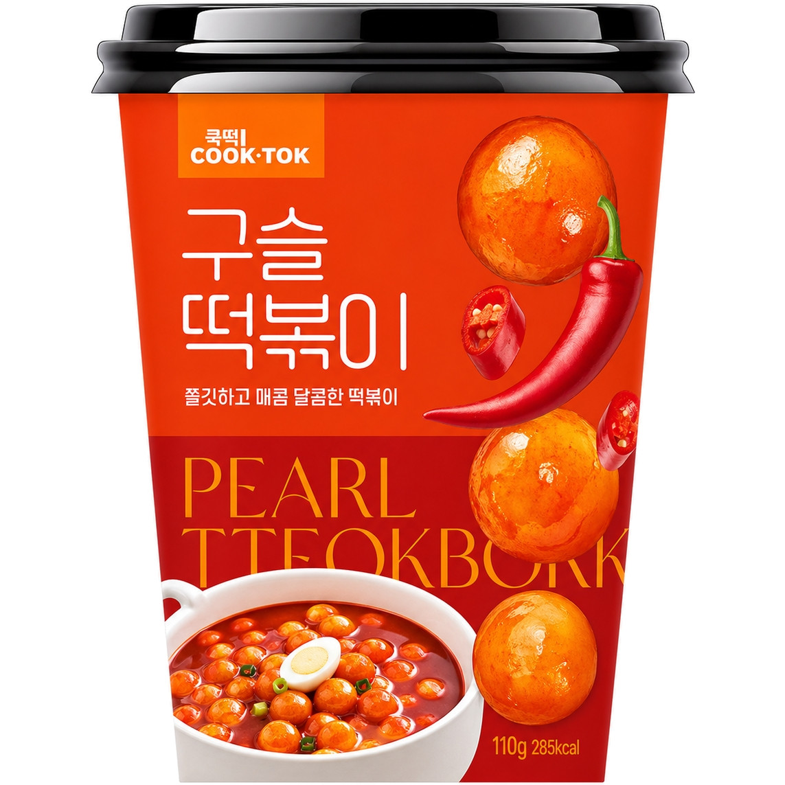 Cook Tok инстантен оризов кейк перли сладко-пикантен в чаша (108 г)