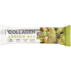 Rice Up Collagen протеинов бар с шамфъстък (50 г)