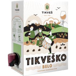 Tikves бяло вино купаж, Bag in Box (3 л)