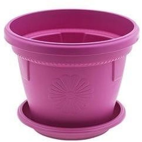 Саксия гербер диаметър 17 см циклама с подложка (1 бр.)