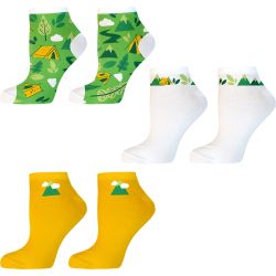 Happy Foottopia къси чорапи гора, размер 39-42 (3 бр.)