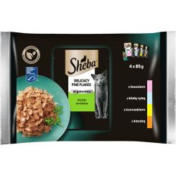 Sheba пауч желе, микс селекция, храна за котки, 4 бр. х 85 г (340 г)