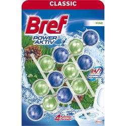 Bref Power Aktiv ароматизатор за тоалетна бор, 3 бр. х 50 г (150 г)