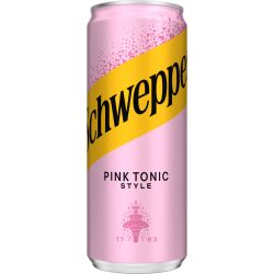 Schweppes розов тоник газирана безалкохолна напитка (330 мл)