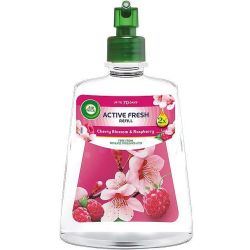 Air Wick Active Fresh Cherry Blossom & Raspberry ароматизатор за стая резервен пълнител за автоматичен апарат (228 мл)