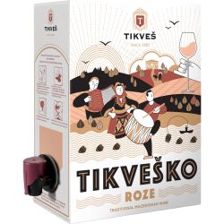 Tikves вино розе, Bag in Box (3 л)