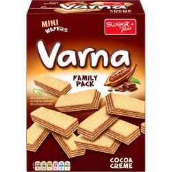 Sweet+ Varna мини вафли с какаов крем (260 г)