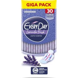 Everyday Lavender Fresh Super Ultra Plus дамски превръзки (30 бр.)