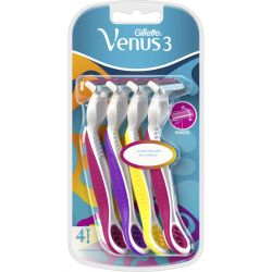 Venus Simply3 Plus самобръсначки за еднократна употреба, 4 бр. (4 бр.)