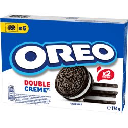 Oreo двоен крем бисквити (170 г)