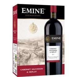 Emine Rose Valley Reserve сухо червено вино каберне совиньон и мерло, Bag in Box (3л)