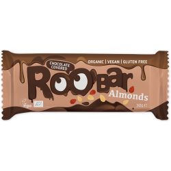 Roobar био бадемов бар покрит с шоколад (30 г)