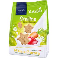 Sottolestelle Yukybio био бисквити с ябълка и морков (120 г)