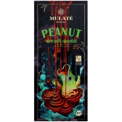 Mulate Organic био млечен шоколад с фъстъци (80 г)