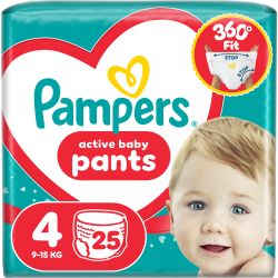 Pampers гащички Maxi 4, 9 кг - 15 кг (25 бр.)
