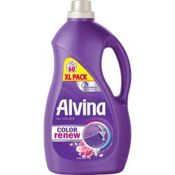 Alvina Color Deluxe Perfume течен перилен препарат за цветни тъкани, 60 пранета (2.7 л)