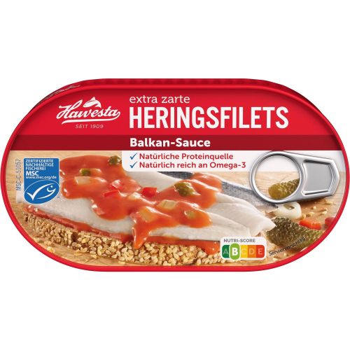 Hawesta херинга филе в балкански сос (200 г)
