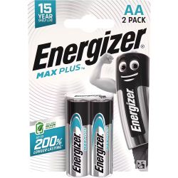 Energizer Alkaline Max Plus батерии АА, 1.5V (2 бр.)