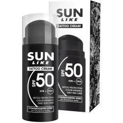 Sun Like Tattoo слънцезащитен крем за тяло SPF 50 (100 мл)