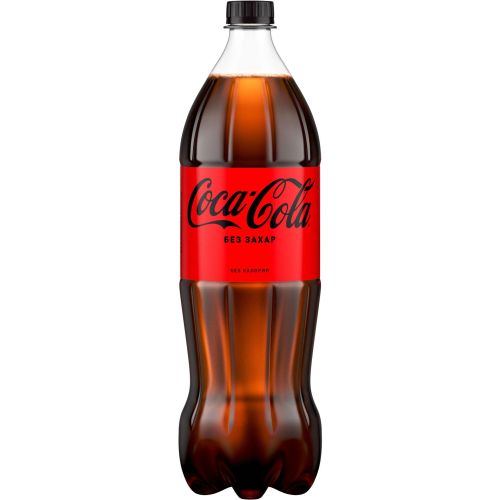 Coca-Cola без захар, газирана безалкохолна напитка (1.5 л)