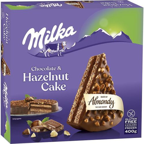 Almondy Milka замразена торта с лешници (400 г)
