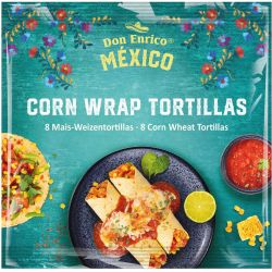 Don Enrico México Corn Wrap царевично-пшенични тортили, 8 бр. (320 г)