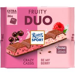 Ritter Sport Fruity Duo млечен шоколад с плодов йогурт крем (218 г)
