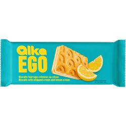 Alka Ego бисквити сандвич със сметана и лимон (143 г)