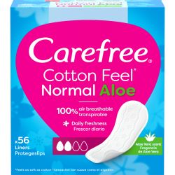 Carefree ежедневни превръзки Aloe (56 бр.)
