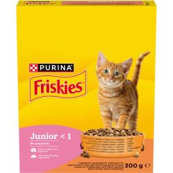 Purina Friskies Junior храна за котенца, пиле, мляко и зеленчуци (300 г)