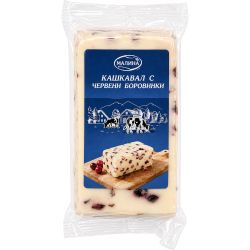 Малина кашкавал с червени боровинки (200 г)