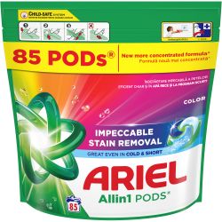 Ariel Color капсули за пране за цветни тъкани, 85 пранета (85 бр.)