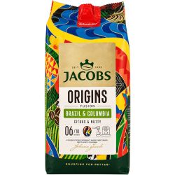 Jacobs Origins Fusion Brazil & Colombia кафе на зърна (1 кг)